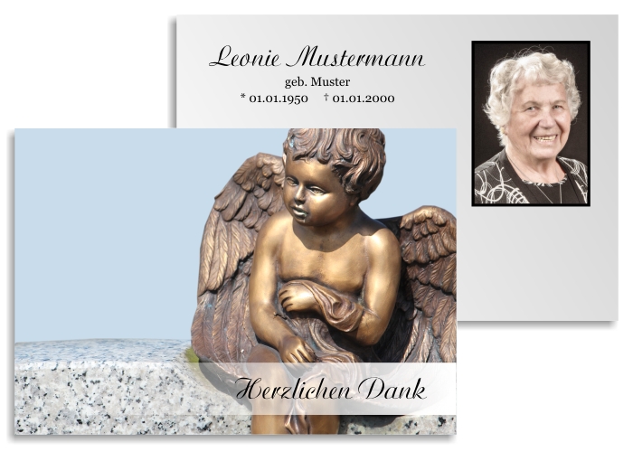  Danksagungskarten Trauer
