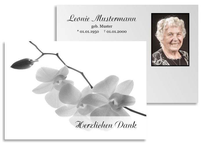 Danksagungskarten Trauer Danksagungskarten Trauer