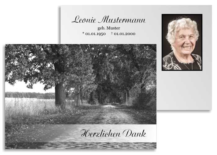 Danksagungskarten Trauer Danksagungskarten Trauer