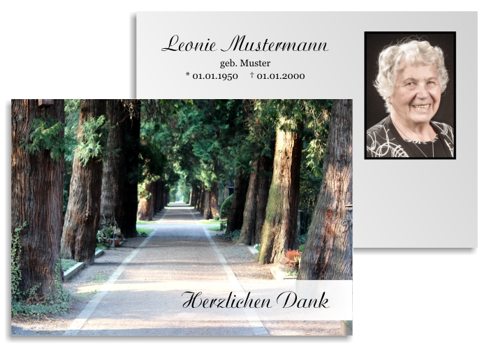 Danksagungskarten Trauer Danksagungskarten Trauer