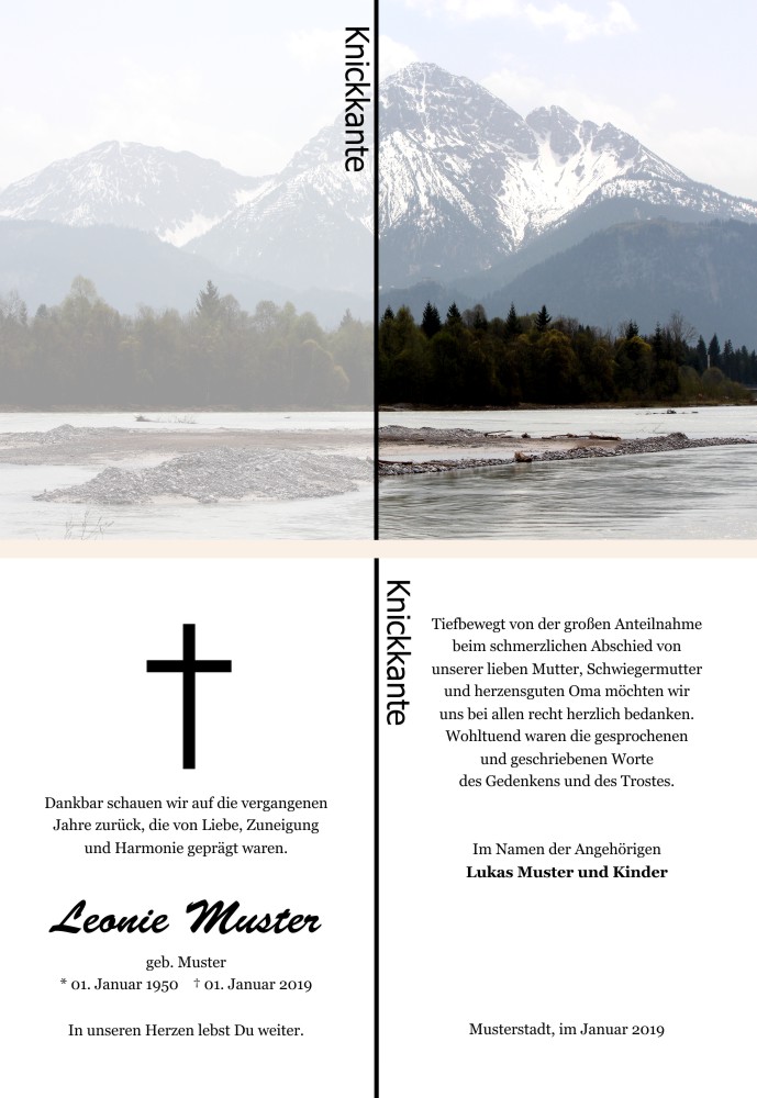 Danksagungskarten Trauer Danksagungskarten Trauer