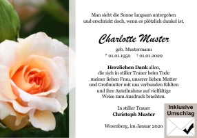 Weiße und rote Rosen. Danksagungen Trauer nach Beerdigung, Todesfall und im Trauerfall